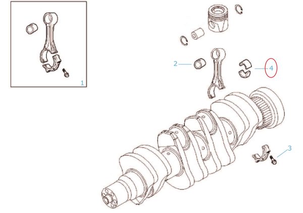 Casquillo de Biela Iveco 8093882